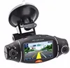 2.7 "screen R310 g-sensor wdr dual camera dash cam camera for inside car car video camera recorder with gps