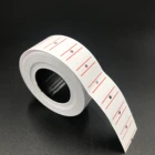 Hot sale custom price label roll for supermarket