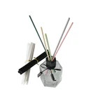 Factory wholesale free glue 3mm white black aroma reed diffuser fiber stick