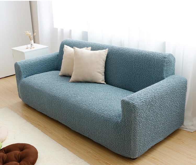 China quality fabric multi-colors l shape sofa cover elastic stretch,waterproof fitted sectional sofa slip cover