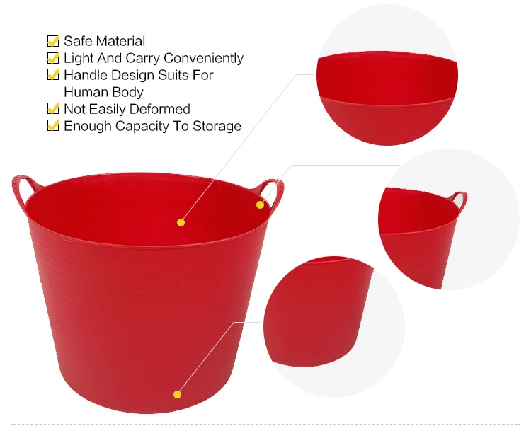 Hot Sale Flexible Rubber Horse Feeding Buckets Buy Flexible Rubber