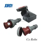 ce rohs approved 63A industrial 3 phase male female plug socket
