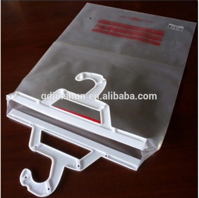 Pvc Cloth Hanger Hook Plastic Bags With Ziplock Buy Hanger Hook