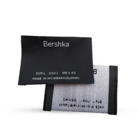 

Custom wholesale garment labels woven label cloth tag,label for clothing