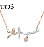 Fashion Rose Gold Plated 925 Silver Jewelry Pendant, Birds Pendant Sterling Silver Necklace
Fashion Rose Gold Plated 925 Silver Jewelry Pendant, Birds Pendant Sterling Silver Necklace