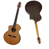Free shipping double top 6 string solid wood acoustic guitar