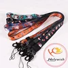 Cell phone accessory polyester mobile phone strap hang around Lanyard neck