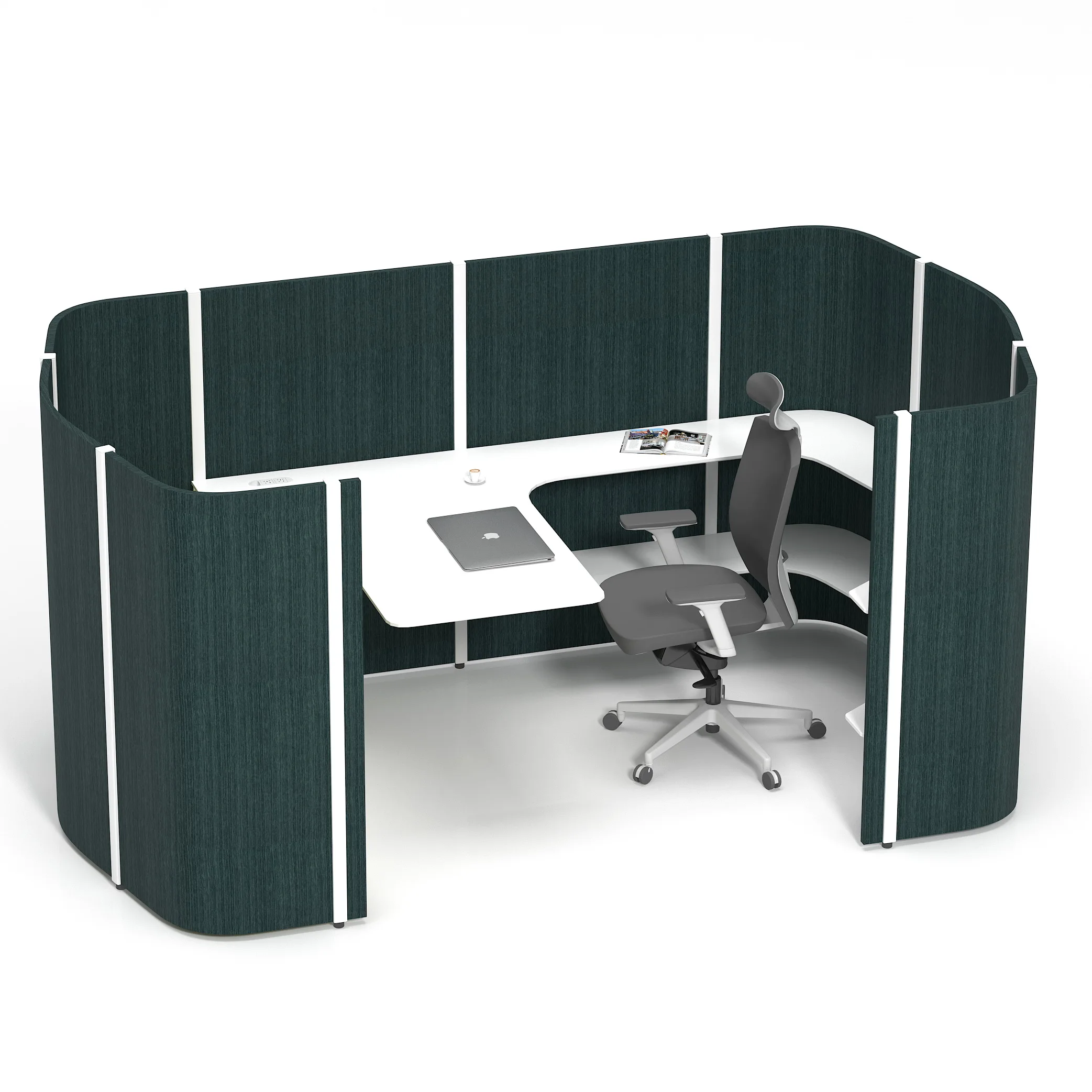 New Modern Design Sound Proof Manager Office Island Cubicle