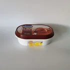 33oz/1000ml disposable PP plastic box with lid for ice cream/cookie