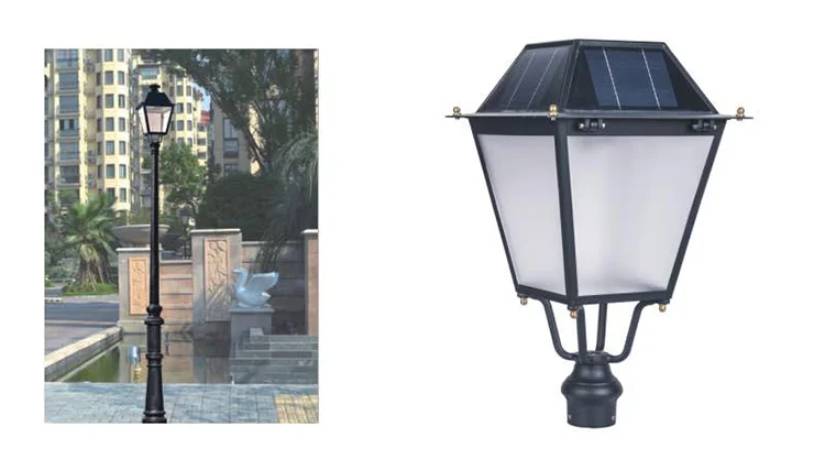Hot selling antique aluminum alloy IP66 outdoor 10W led solar yard light Smart Systems - ANKUX.COM