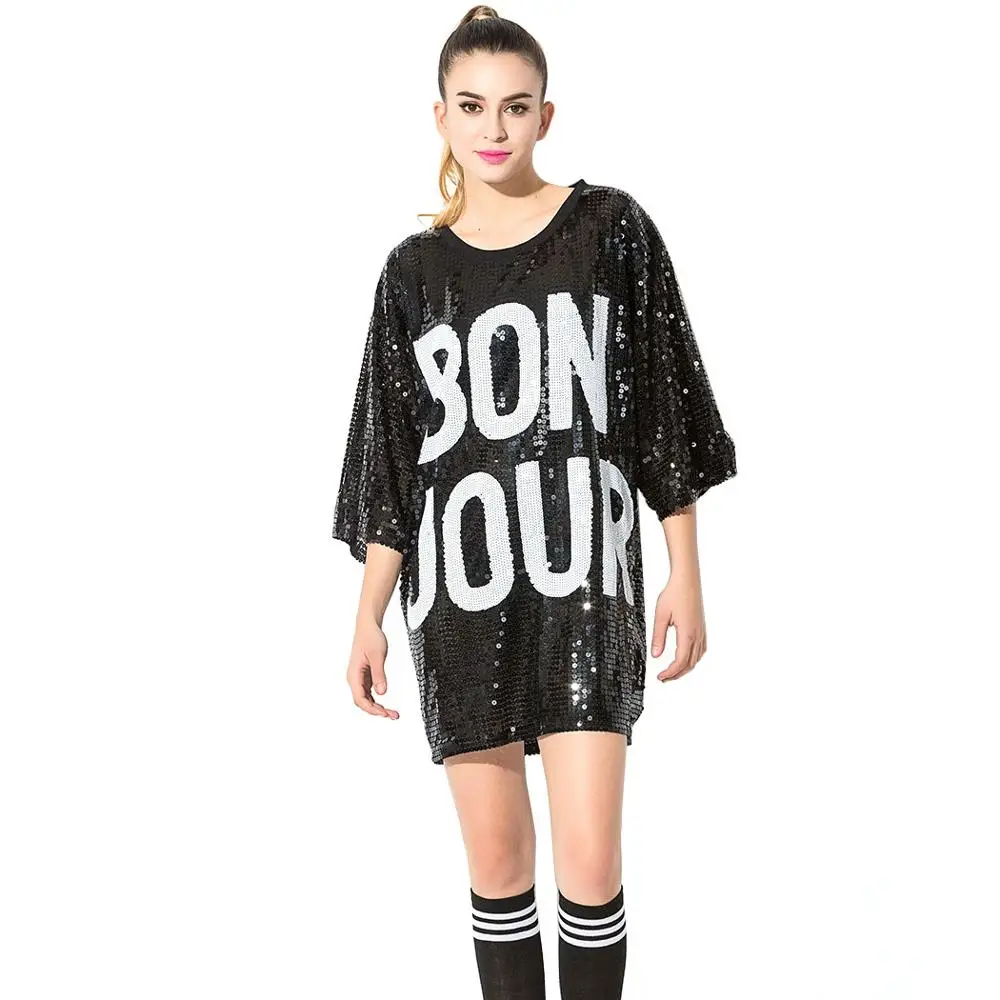 New Women Sexy Dress Club Wear Sequin T Shirt Dresses, Black gold blue red green silver
New Women Sexy Dress Club Wear Sequin T Shirt Dresses, Black gold blue red green silver