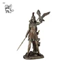 custom best selling high quality cast antique life size roman soldier eagle bronze statues BRZ-38