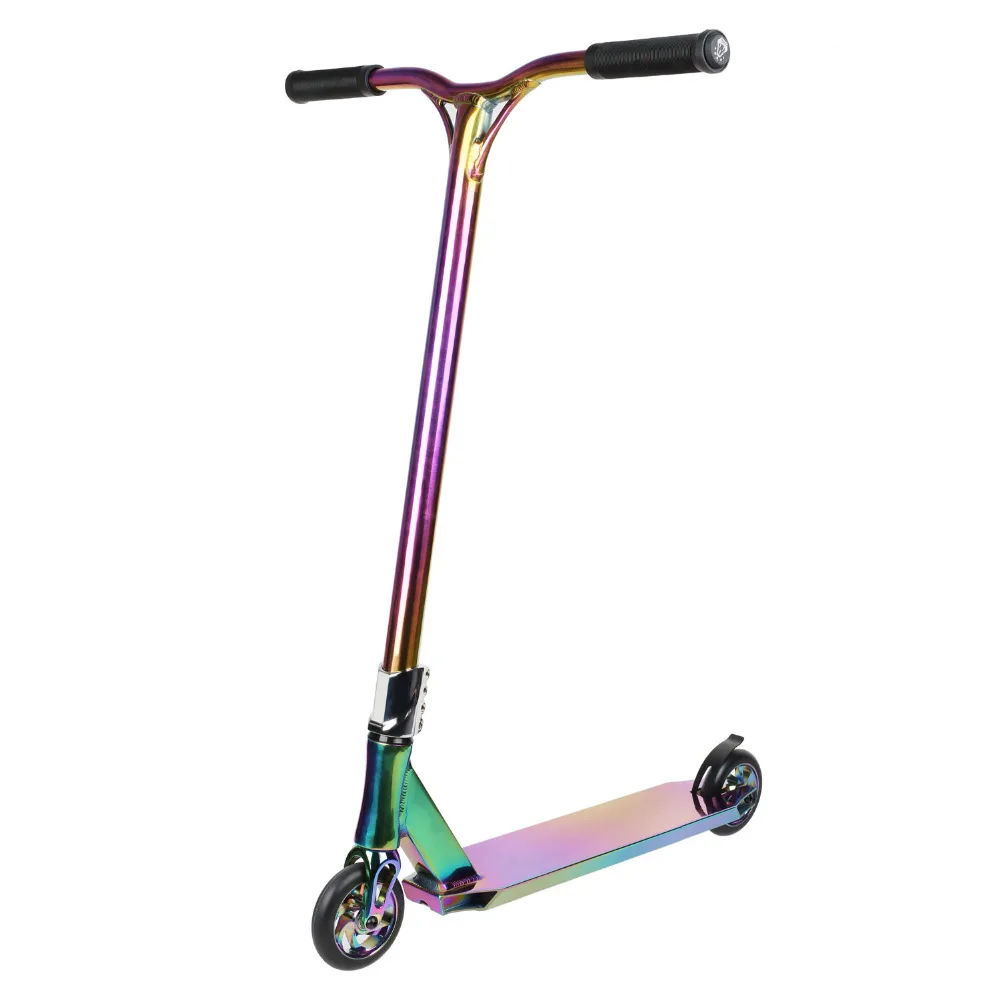 Vokul Pro Scooter Neo Chrome Stunt Scooter Freestyle Aluminum Bar Over Size 120mm Wheel