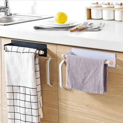 Metal wall hanging Holder wood towel Shelf bathroom Roll paper rag Holder plastic wrap film Storage Racks kitchen accessories, White/ black
Metal wall hanging Holder wood towel Shelf bathroom Roll paper rag Holder plastic wrap film Storage Racks kitchen accessories, White/ black