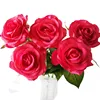 Real Touch Artificial Silk Rose Flowers Bridal Bouquet Home Party Wedding Decoration