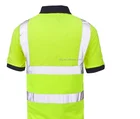 Wholesale Polo Neck Men Reflective T-shirt