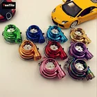 Personalised wholesale car led light turbo metal keyring