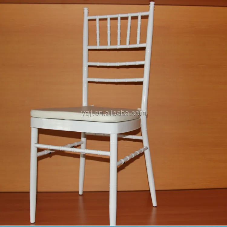 White Color Outdoor Cheap Wedding Chair Rentals For Bride And
