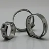 Stainless steel CV joint boot hose clamp of machines and auto body parts