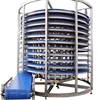 Stainless Steel Frame Screw Conveyor/Bread Cake Cooling Spiral Conveyor for sale