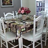 Beautiful flower printed water repellent and anti stain tablecloth