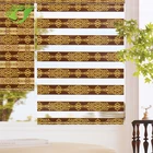 Wholesale custom printed double layer diy zebra roller blinds