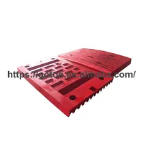 mining machinery replacement Extec jaw plates crusher spares