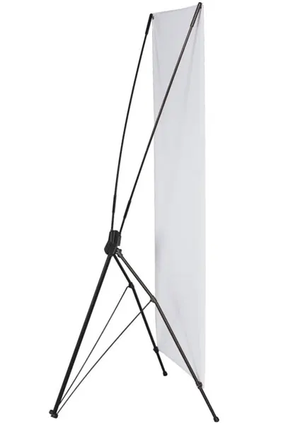 Economic Outdoor Aluminum Material X Stand Display Banner for Advertising Post