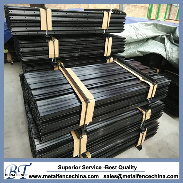 2.4m Top quality 0.95lb/ft steel fence t post And star picket used in farm