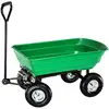 Heavy Duty Green Garden Cart with Tipping Barrow Trolley/green garden cart with wheel