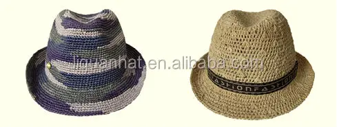 2016ファッションラフィアカウボーイ麦藁帽子メーカー、麦藁帽子卸売工場中国仕入れ・メーカー・工場