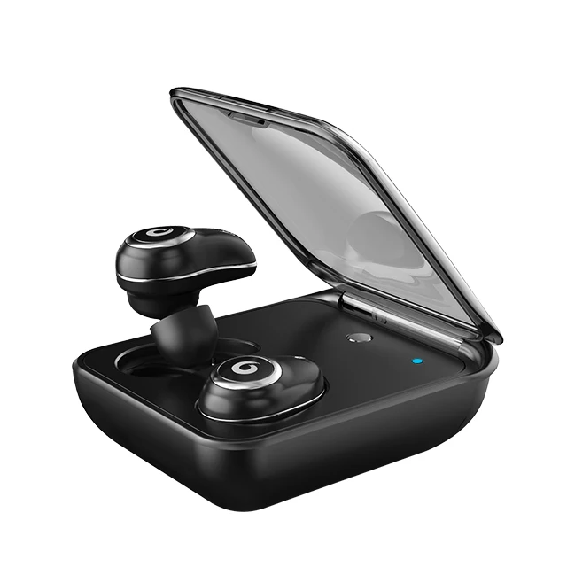 V5.0 Bluetooth Earbuds Sweatproof Earphones with Charging Box, Mini Invisible Stereo Headset