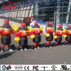 Inflatable promotion replica, advertising inflatable moving cartoon suit, inflatable walking costume