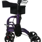 TONIA Walkers Rollator with Wheelchair Footrest for Disable People TRA08