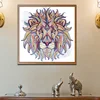 2019 New handmade art crafts lion special shaped diamond painting wall painting