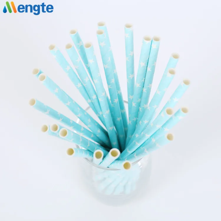 Drinking Cocktail party decoration biodegradable paper drinking paper straw