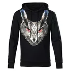 Stock Lots 100% Cotton Custom Print Sweatshirt Kangaroo