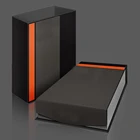 Custom Printing 6 bottle pack wine cardboard black wine shipping box