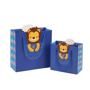 cute design children toy gift packing paper bag shopping bag