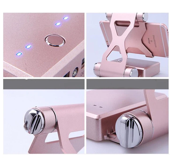 2018 New hot sell 5000 10000mah wholesale mini portable wireless mobile charger power bank with BT speaker and phone stand - ANKUX.COM