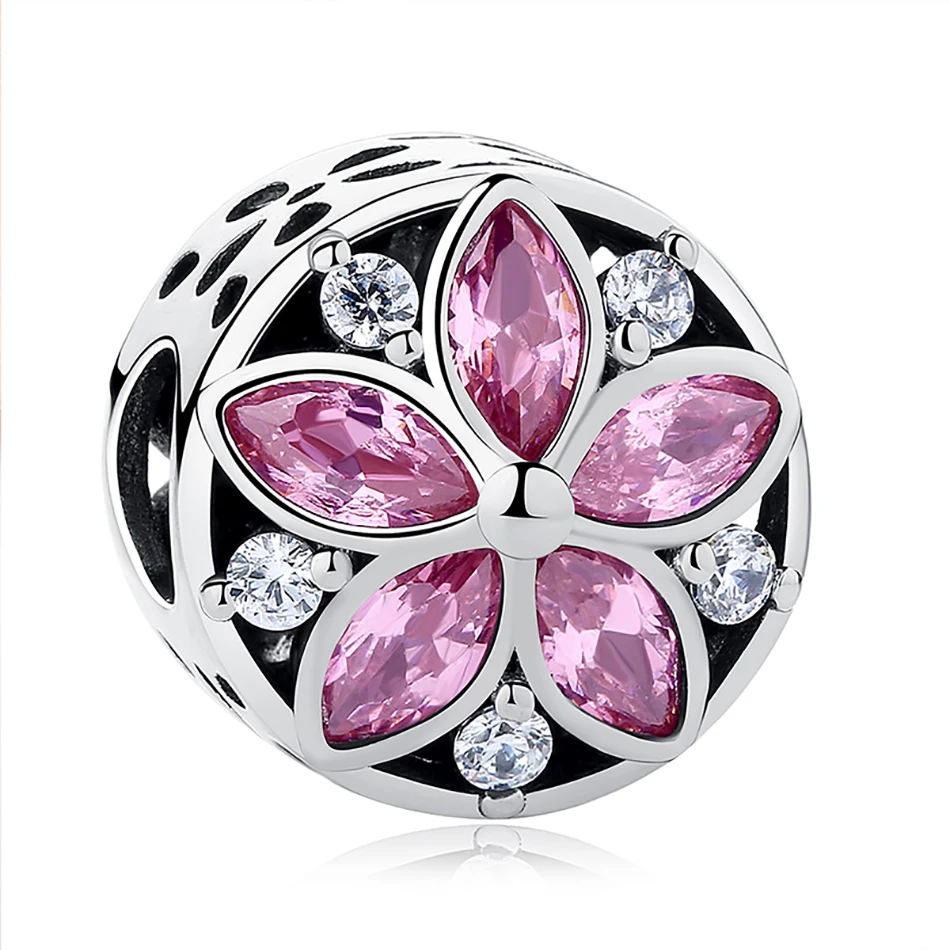 925 Sterling Silver Charms Purple Crystal Flower-Shape Charm Bead for Snake Women Bracelet Making
925 Sterling Silver Charms Purple Crystal Flower-Shape Charm Bead for Snake Women Bracelet Making