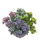 Aquarium grass weed vertical tree costom color foliage plant artificial flower with leaves