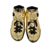 ODM/OEM welcome upscale luxury gold color carbon inline professional speed skates upper boot