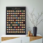OEM premium100 movies Bucket List Scratch off poster