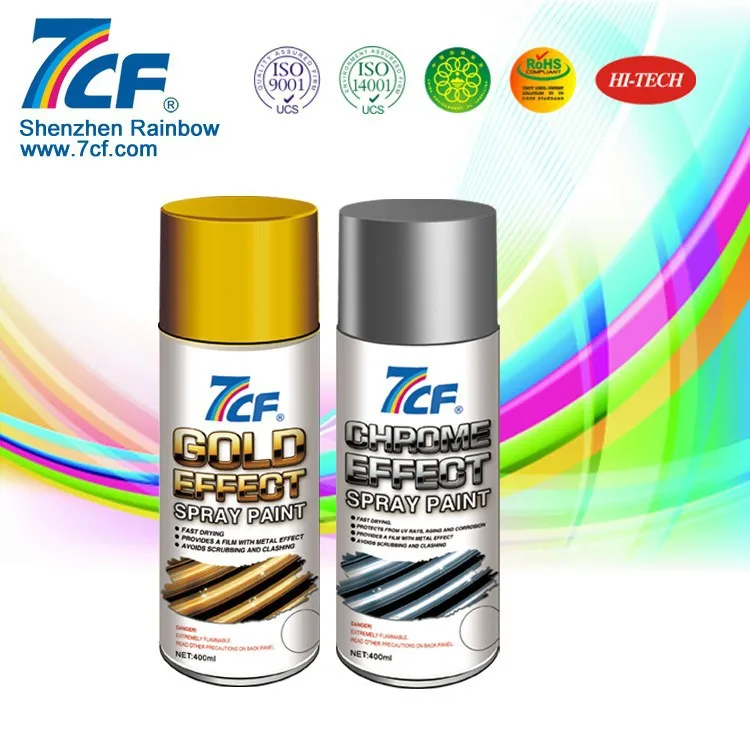 Touch Up Car Mirror Gold Chrome Effect Liquid Metal Spray Paint Buy