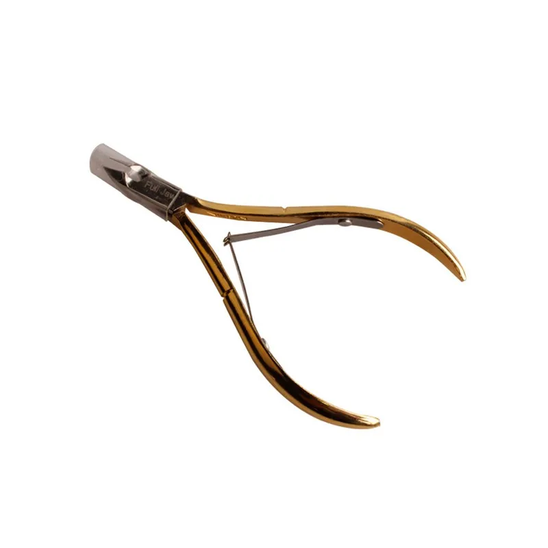 NEW gold Cuticle Scissor Nipper Cutter Manicure Tool Nail Clipper Cuticle Nipper