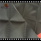 polyester oxford fabric back quilted with 190T taffeta middle with polyester batting