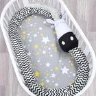 Cute Shape 100% Cotton Cover Baby Bedding Set Baby Crib Bumper