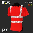 china supplier safety clothing construction worker uniform for men hi visibility reflective safety polo t shirt workwear shirts