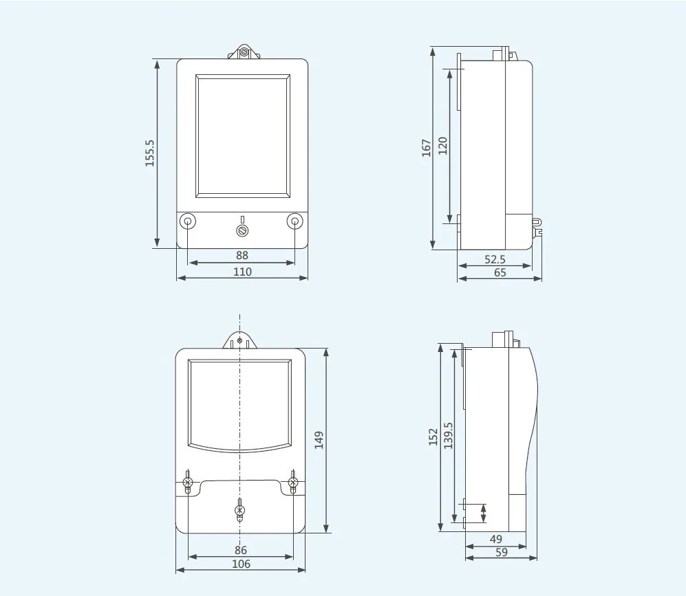 Intelligent Dds226 Bypass Electric Meter Buy Bypass Electric Meter
